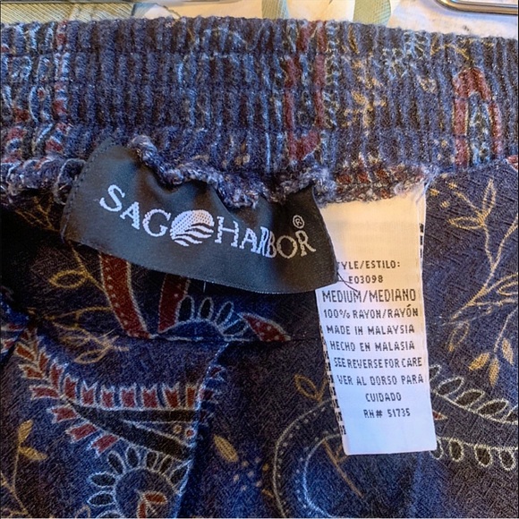 SAG HARBOR | Vintage Paisley Print Skirt - Picture 4 of 5